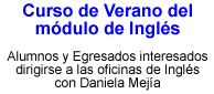 Curso de Verano del Módulo de especialidad de Inglés